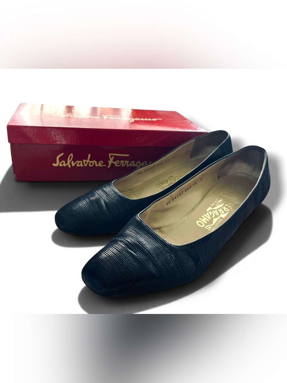 Vintage Salvatore Farragamo Leather Pumps